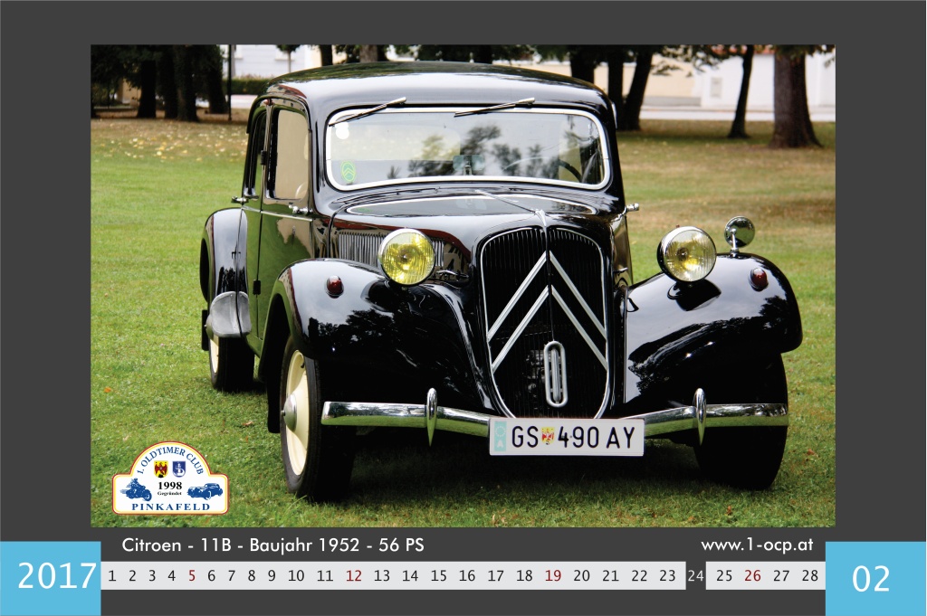 Oldtimerkalender 2017